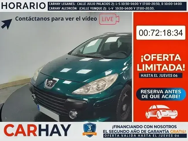 Usado Peugeot 307 110 CV (80 kW) 2005 Utilitario
