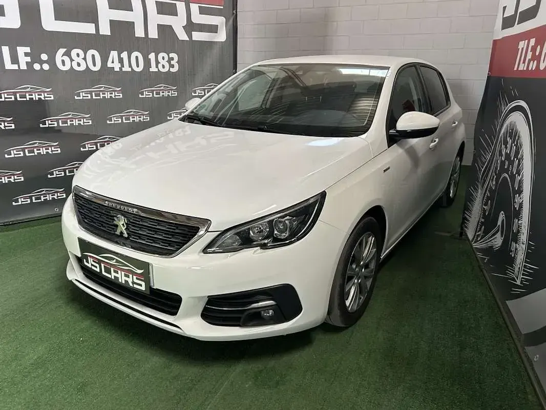 Usado Peugeot 308 Style 131 CV (96 kW) 2019 Blanco Utilitario