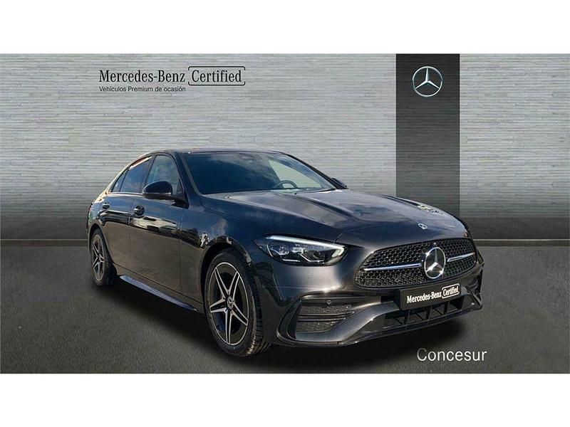 Usado Mercedes C200 AMG line 163 CV (119 kW) 2024 Gris Berlina