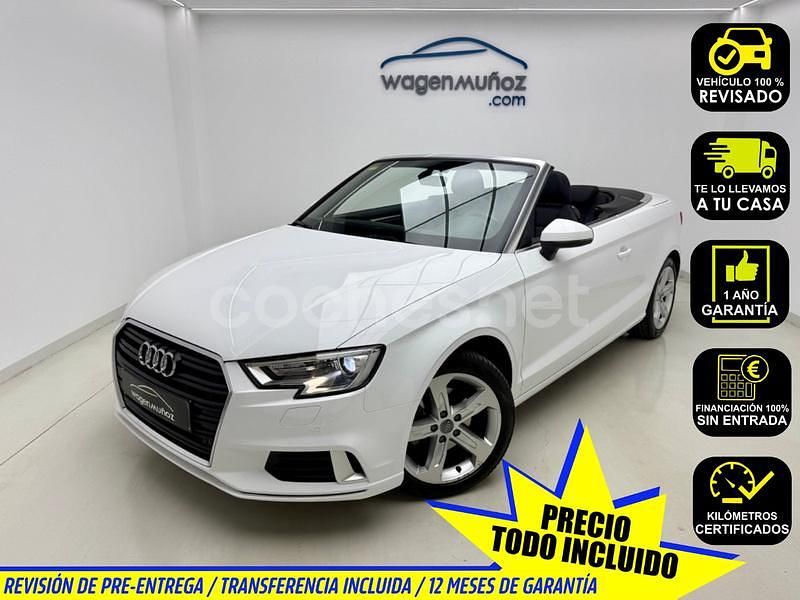 Blanco Usado 2017 Audi A3 Cabriolet Sport Descapotable | 19.999 € (Precio justo) - Imagen 1/4