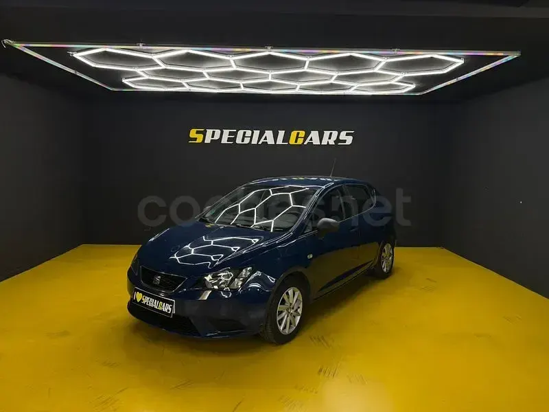 Usado Seat Ibiza Style 95 CV (69 kW) 2016 Azul Berlina