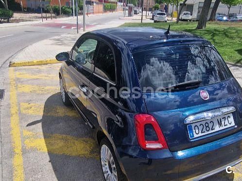 Usado Fiat 500 Lounge 95 CV (69 kW) 2017 Azul Berlina