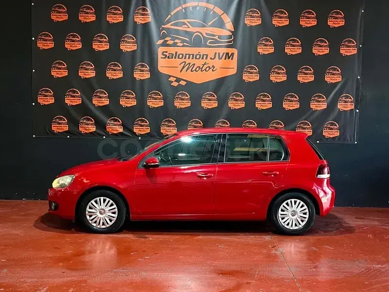 Usado VW Golf VI Highline 122 CV (89 kW) 2009 Rojo Berlina
