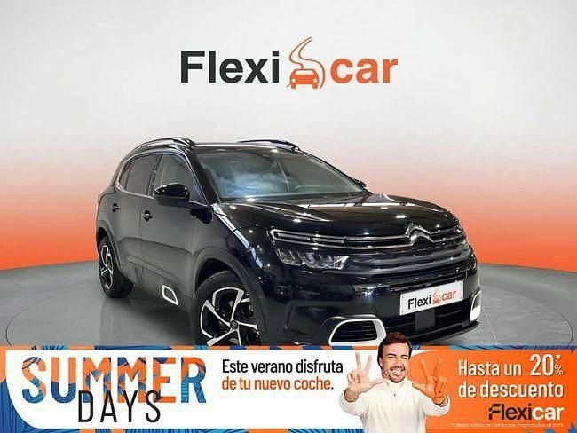 Negro Usado 2021 Citroën C5 Aircross PureTech SUV | 18.590 € (Precio justo) - Imagen 1/4