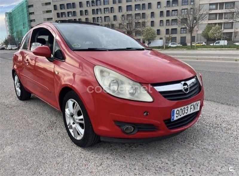 Usado Opel Corsa Sport 90 CV (66 kW) 2007 Rojo Utilitario