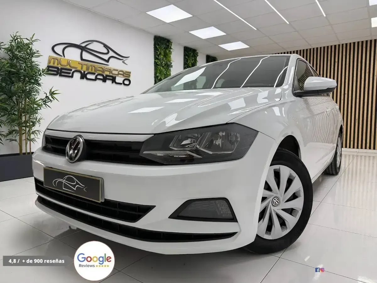 Usado VW Polo Advance 80 CV (58 kW) 2019 Blanco Utilitario