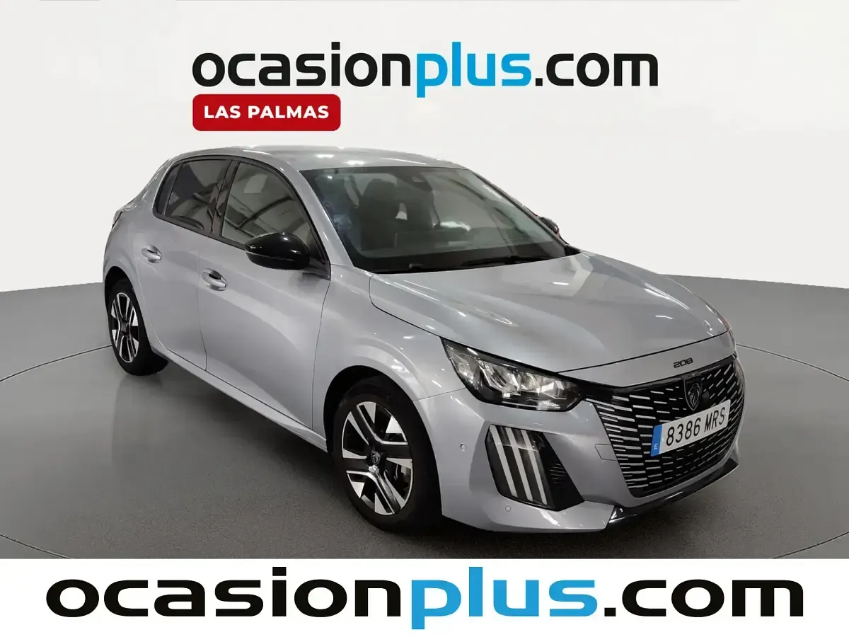 Usado Peugeot 208 Allure 100 CV (73 kW) 2024 Gris Utilitario