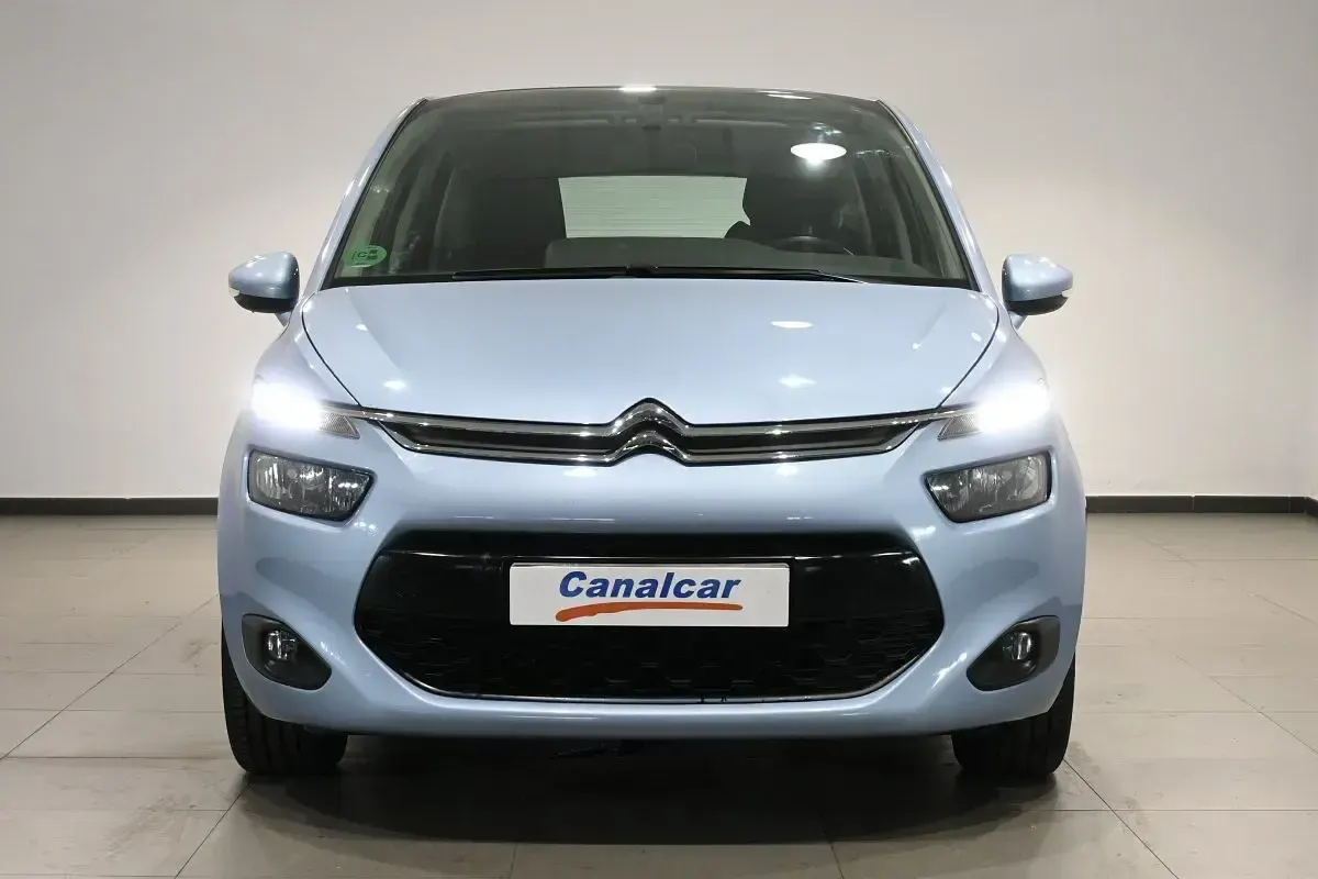 Usado Citroën C4 Picasso Attraction 120 CV (88 kW) 2014 Azul celeste Monovolumen