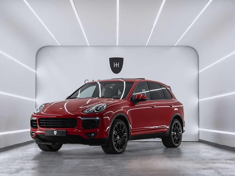 Rojo Usado 2015 Porsche Cayenne SUV | 21.499 € (Precio justo) - Imagen 1/4