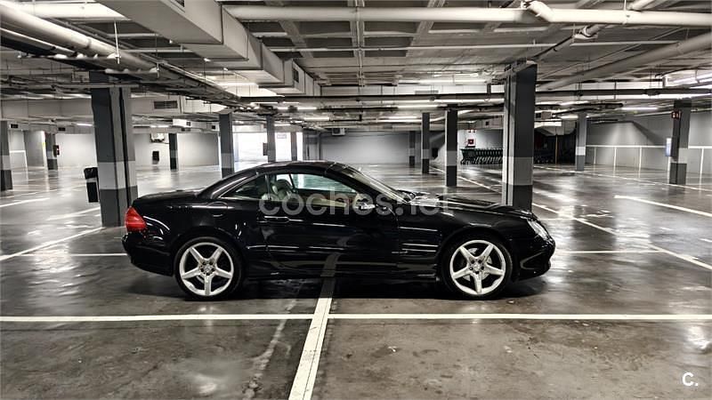 Usado Mercedes SL500 306 CV (225 kW) 2004 Negro Descapotable