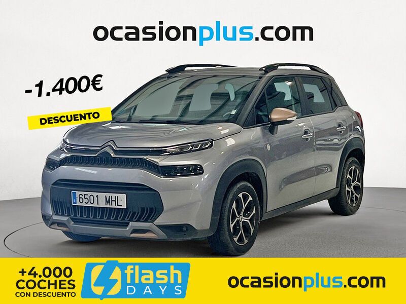 Gris Usado 2023 Citroën C3 Aircross SUV | 14.900 € (Precio justo) - Imagen 1/4
