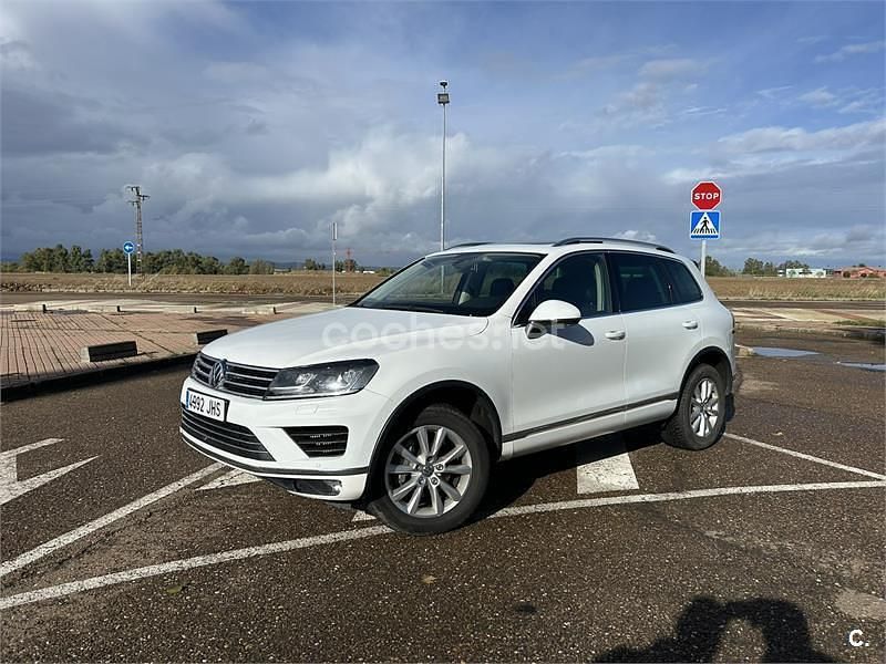 Usado VW Touareg 262 CV (192 kW) 2015 Blanco SUV