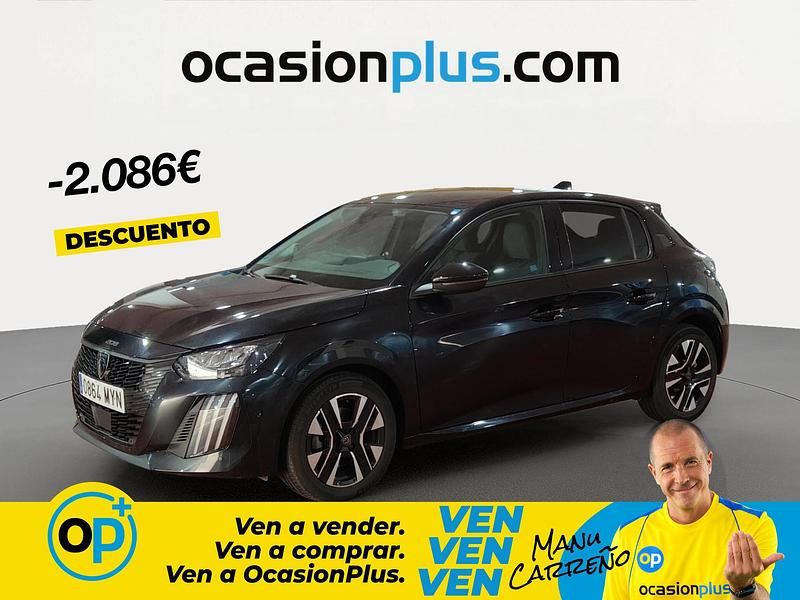 Usado Peugeot 208 Allure 100 CV (73 kW) 2025 Negro Utilitario