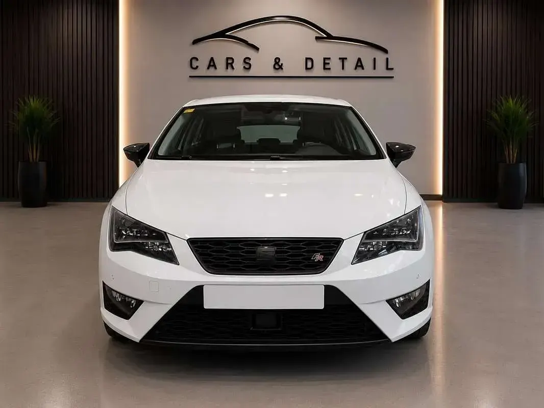 Usado Seat Leon FR 179 CV (131 kW) 2014 Blanco Utilitario