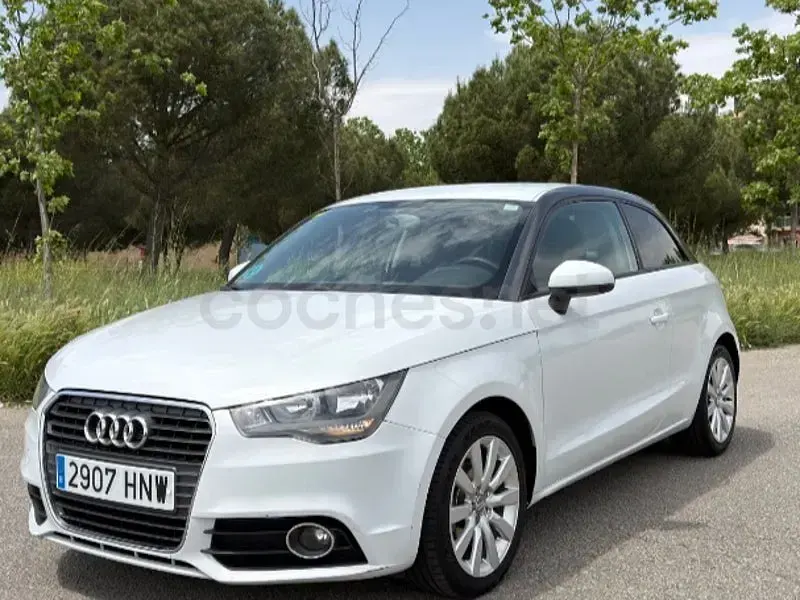 Usado Audi A1 86 CV (63 kW) 2013 Blanco Utilitario
