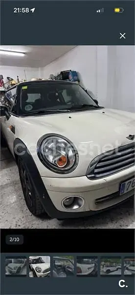 Usado Mini Cooper 120 CV (88 kW) 2007 Beige Utilitario