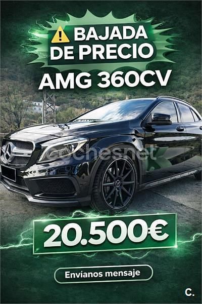 Usado Mercedes GLA45 AMG AMG 360 CV (264 kW) 2015 Negro SUV