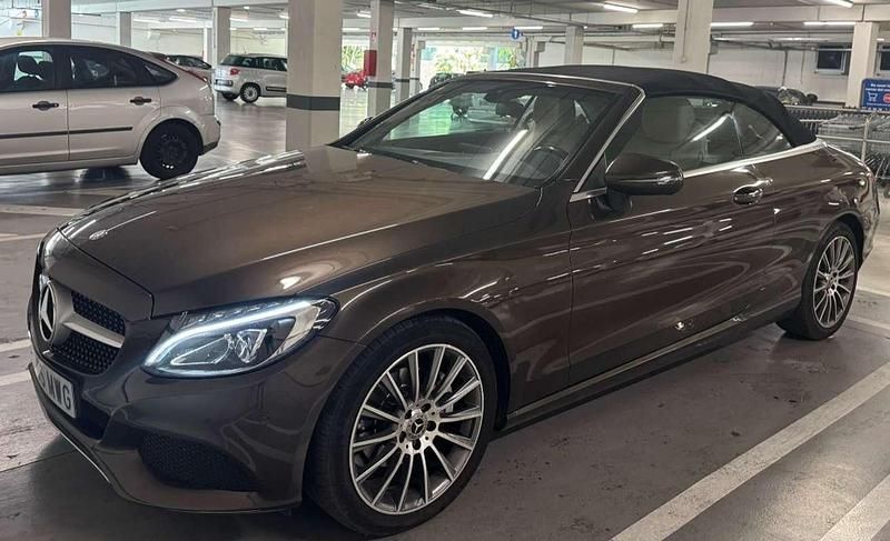 Gris Usado 2017 Mercedes C220 Descapotable | 19.990 € (Super precio) - Imagen 1/4