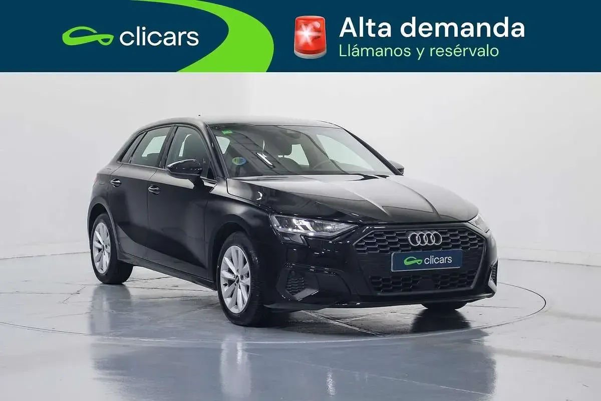 Usado Audi A3 Sportback 110 CV (80 kW) 2022 Negro Utilitario