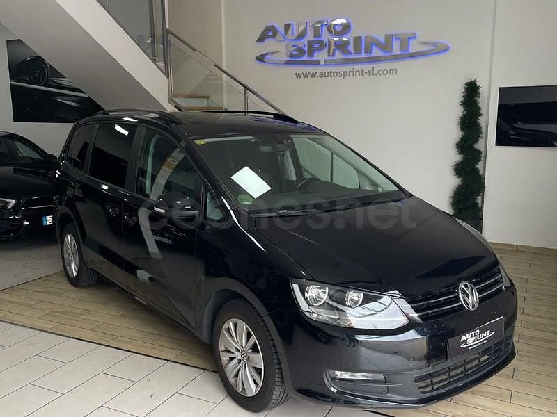 Usado VW Sharan Advance 150 CV (110 kW) 2017 Negro Monovolumen