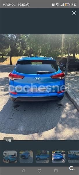 Usado Hyundai Tucson GO! 131 HP (96 kW) 2018 Azul SUV