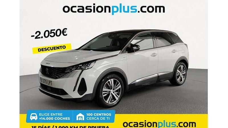 Blanco Usado 2021 Peugeot 3008 Allure Monovolumen | 18.991 € (Buen precio) - Imagen 1/4