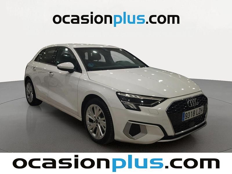 Usado Audi A3 Sportback Advanced Plus 110 CV (80 kW) 2022 Blanco Utilitario