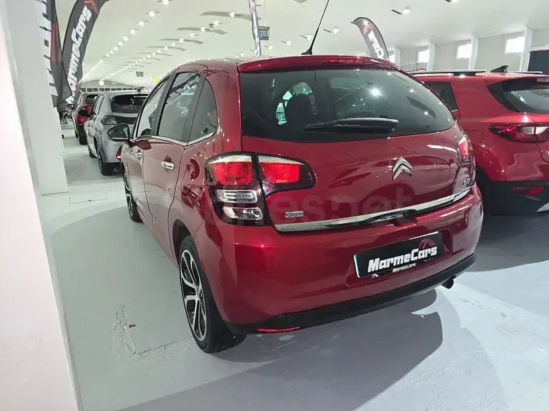 Usado Citroën C3 Exclusive 92 CV (67 kW) 2014 Granate Berlina