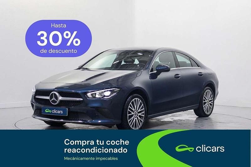 Usado Mercedes CLA200 163 CV (119 kW) 2022 Azul Coupe