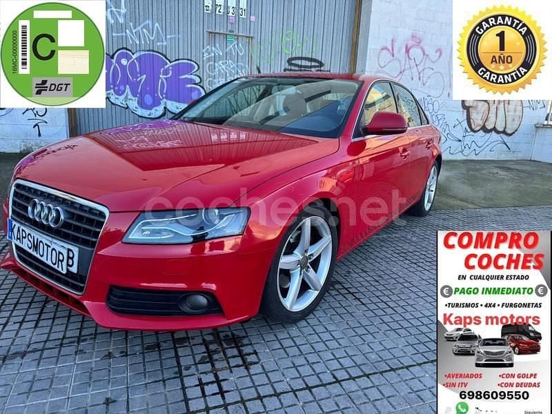 Rojo Usado 2008 Audi A4 Berlina | 7200 € (Buen precio) - Imagen 1/4