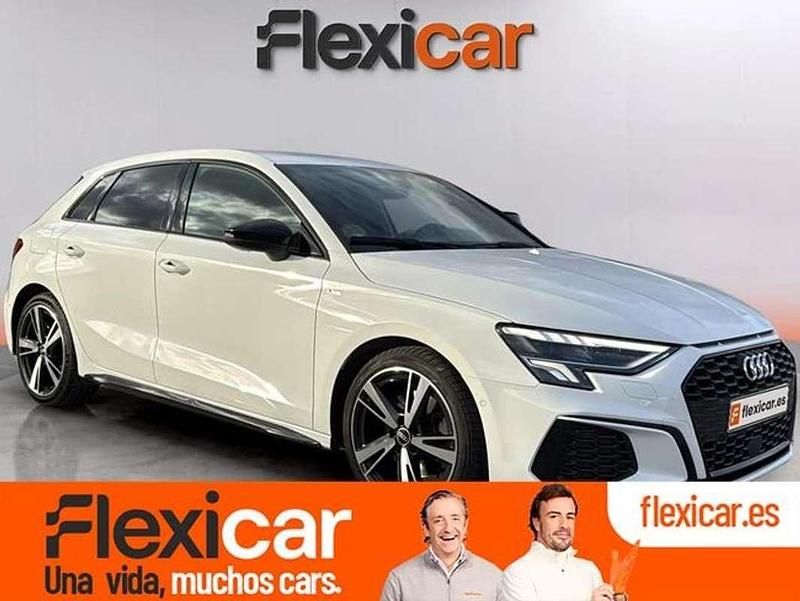 Blanco Usado 2021 Audi A3 Sportback S-Line Utilitario | 22.090 € (Precio justo) - Imagen 1/4