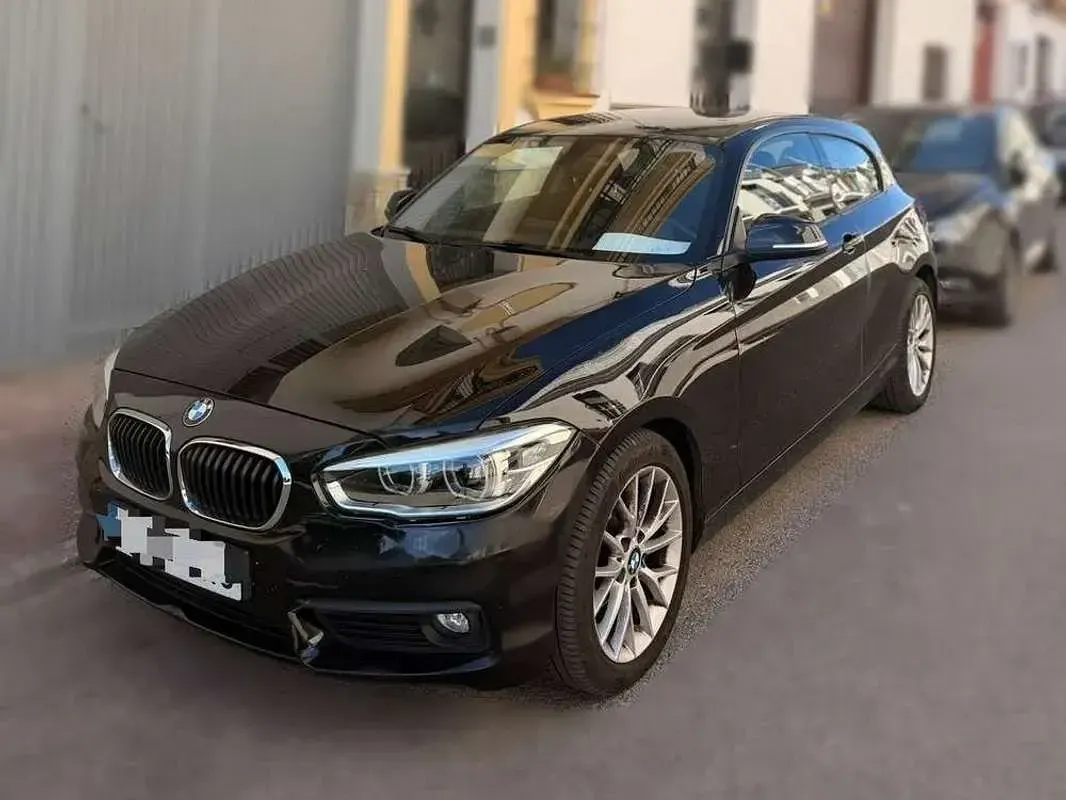 Usado BMW 116 Efficient Dynamics 116 CV (85 kW) 2015 Negro Utilitario