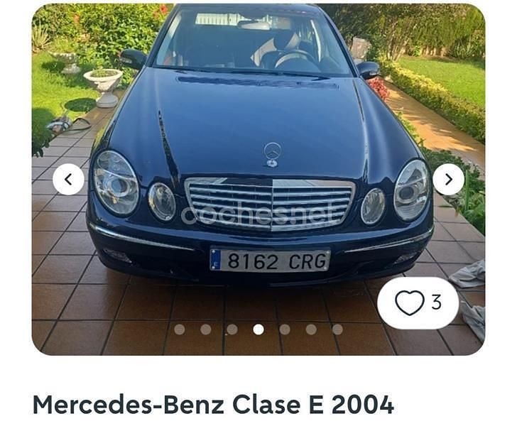 Usado Mercedes E220 Elegance 143 CV (105 kW) 2004 Azul Familiar