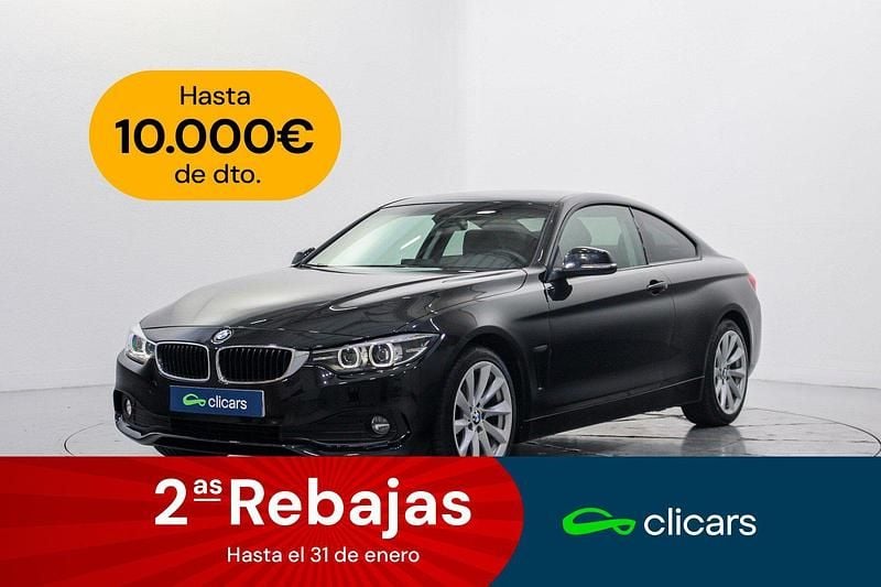 Negro Usado 2017 BMW 420 Coupe | 22.290 € (Buen precio) - Imagen 1/4
