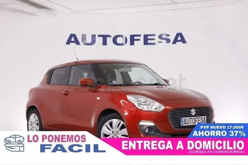 Usado Suzuki Swift GLX 90 CV (66 kW) 2018 Granate Utilitario