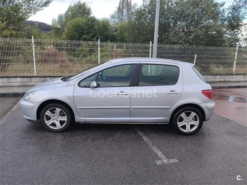 Usado Peugeot 307 136 CV (100 kW) 2004 Gris / plata Berlina
