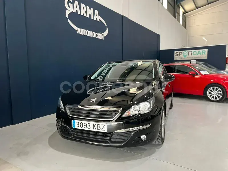 Usado Peugeot 308 Style 130 CV (95 kW) 2017 Negro Berlina