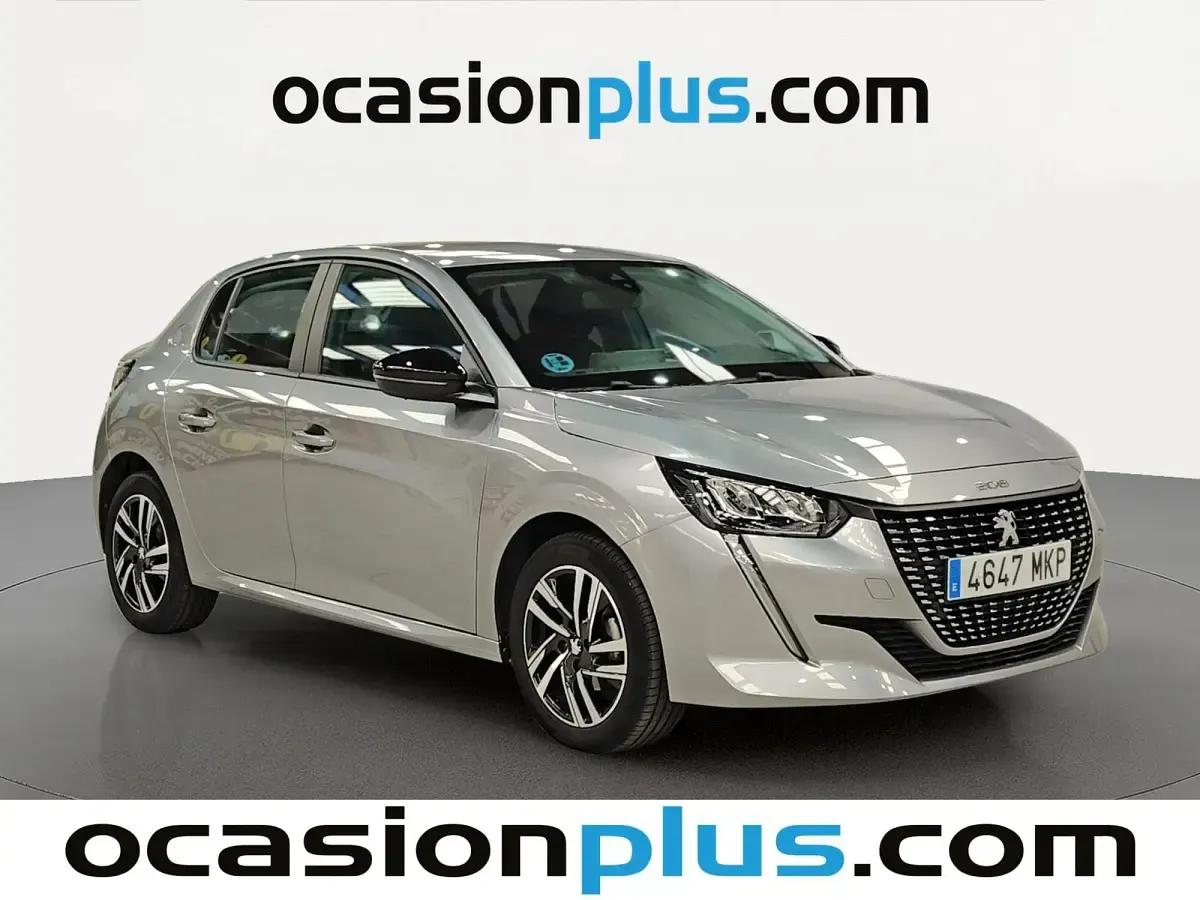 Usado Peugeot 208 Active 75 CV (55 kW) 2023 Gris Utilitario