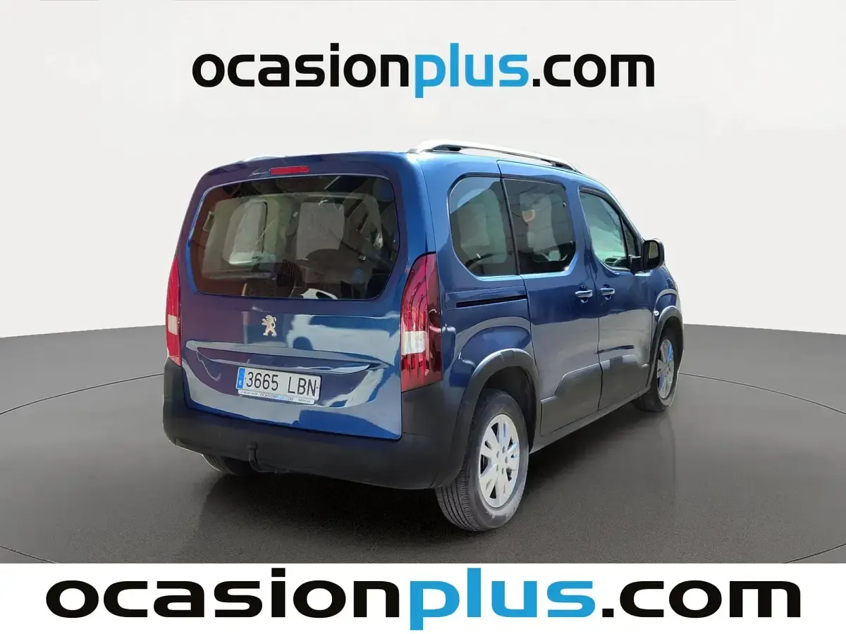 Usado Peugeot Rifter Active 102 CV (75 kW) 2019 Azul Monovolumen