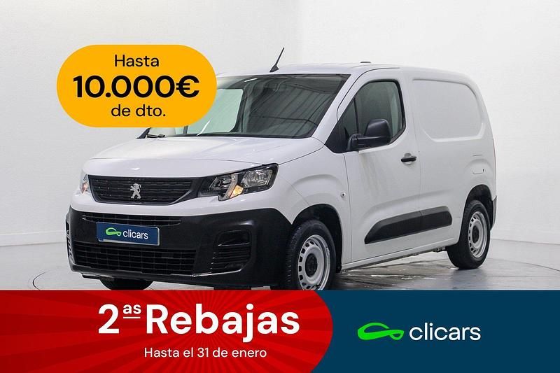 Blanco Usado 2021 Peugeot Partner S Monovolumen | 10.490 € (Precio justo) - Imagen 1/4