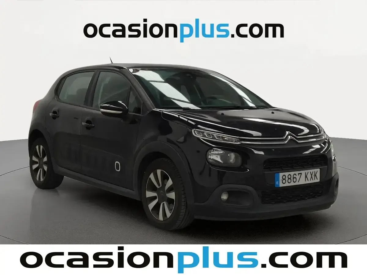 Usado Citroën C3 Feel 99 CV (72 kW) 2019 Negro Utilitario