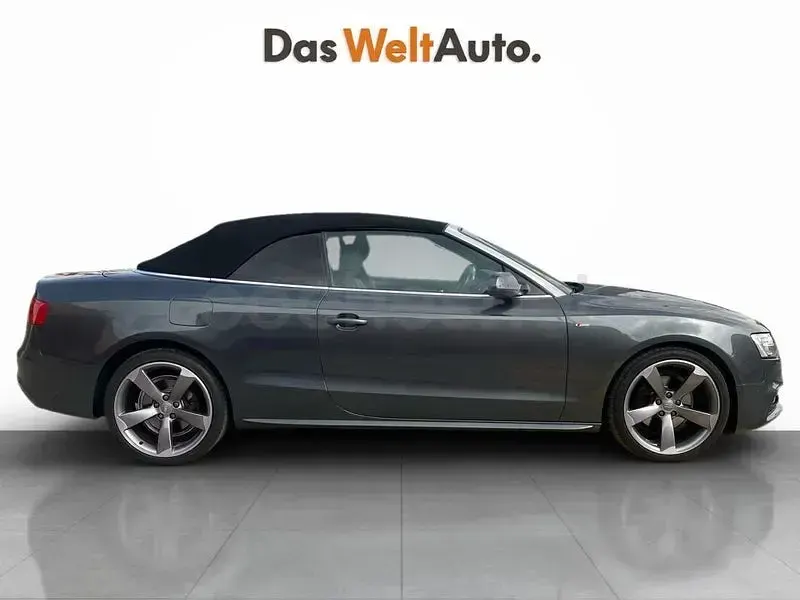 Usado Audi A5 Cabriolet S-Line 190 CV (139 kW) 2016 Gris / plata Descapotable