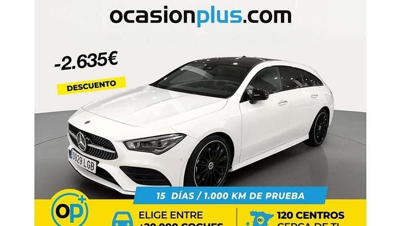 Usado Mercedes CLA200 Shooting Brake AMG 163 CV (119 kW) 2020 Blanco Familiar