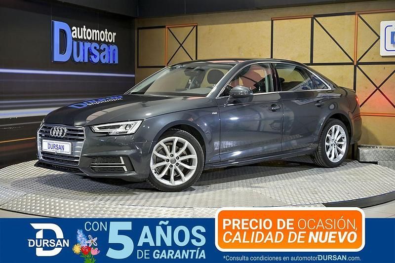Usado Audi A4 S-Line 150 CV (110 kW) 2018 Gris Familiar