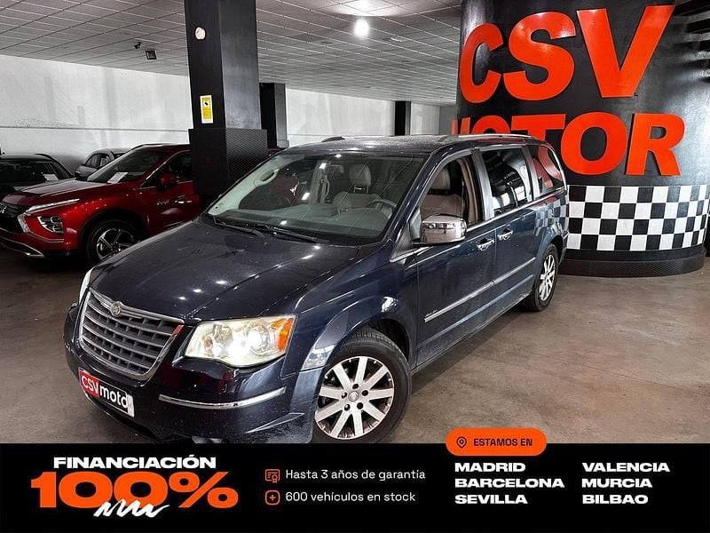 Azul Usado 2008 Chrysler Voyager Monovolumen | 4950 € (Precio justo) - Imagen 1/4