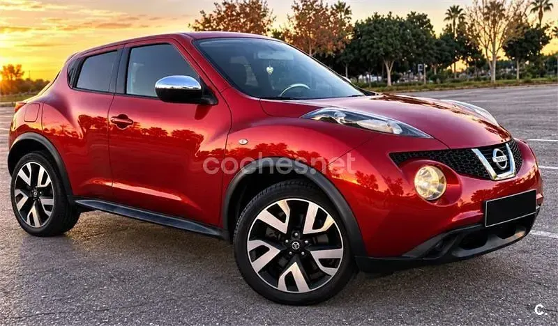 Usado Nissan Juke Acenta 110 CV (80 kW) 2013 Rojo SUV