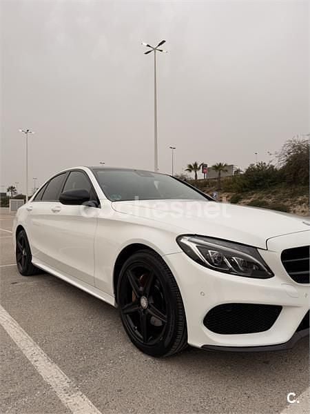 Käytetty Mercedes C220 AMG line 170 HP (125 kW) 2016 Valkoinen Sedan