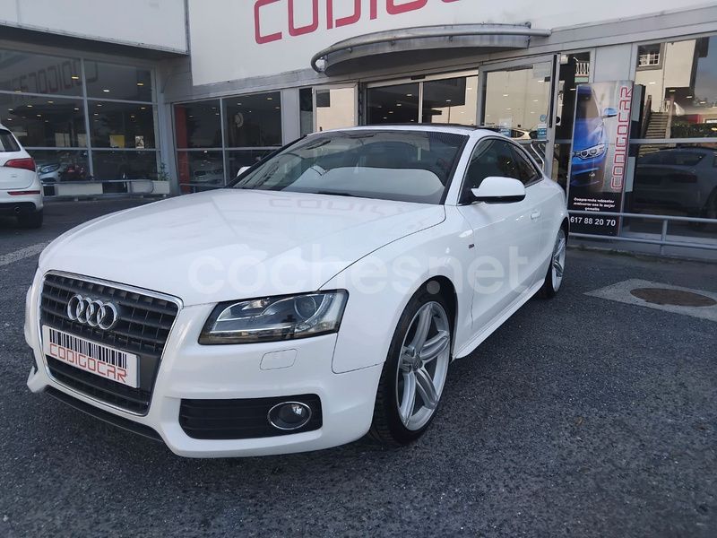 Blanco Usado 2009 Audi A5 S-Line Coupe | 13.900 € (Precio justo) - Imagen 1/4