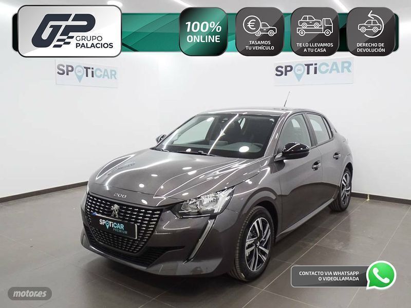 Gris Usado 2021 Peugeot 208 Active Utilitario | 13.995 € (Caro) - Imagen 1/4
