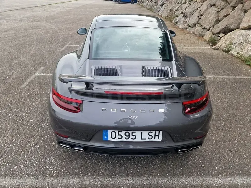 Usado Porsche 911 Turbo 540 CV (397 kW) 2017 Gris / plata Coupe